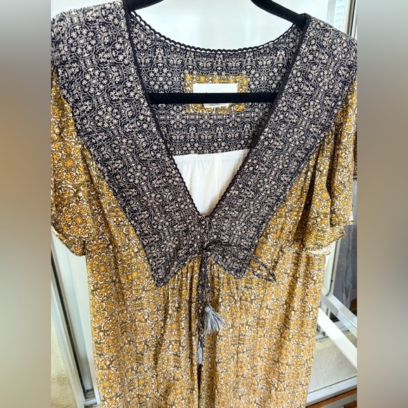 Anthropologie Astrid Floral Tunic Dress Size medium - Picture 9 of 9